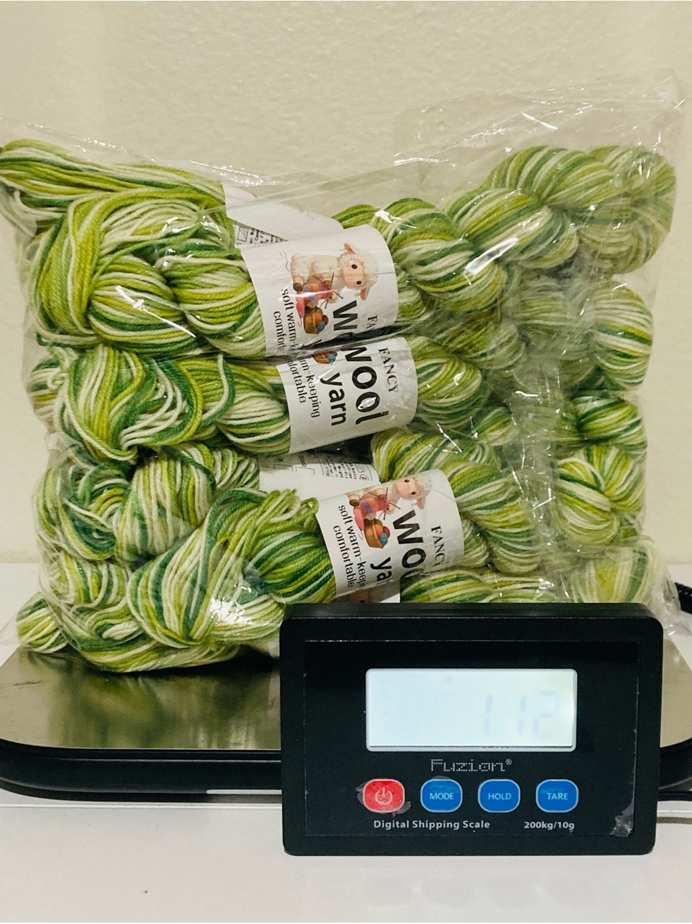 10NWT Fancy Wool Yarn ~500g 85% Australian Wool 10% Camel 🐪 5% Anti-Pilling Fibe